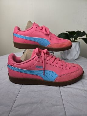 PUMA Club II Era Sneaker Pink & Blue Women's Size 8